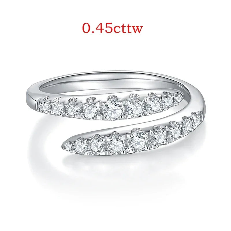Moissanite Wedding Band