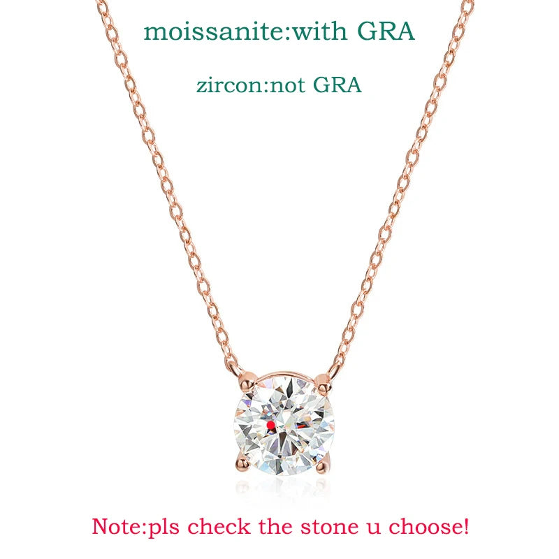 Moissanite Necklace for Women