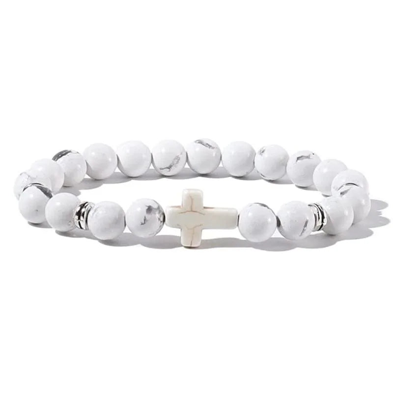 Prayer Men Natural Stone bracelet