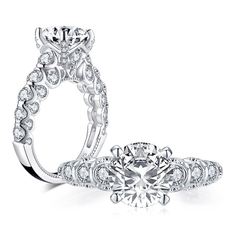 Silver Diamond Ring – 925 Luxury Sterling Silver Ring