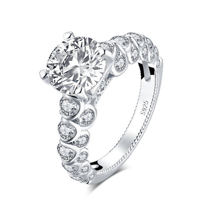 Silver Diamond Ring – 925 Luxury Sterling Silver Ring