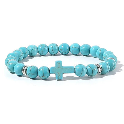 Prayer Men Natural Stone bracelet