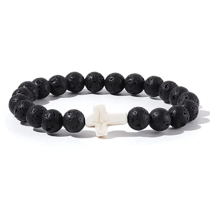 Prayer Men Natural Stone bracelet