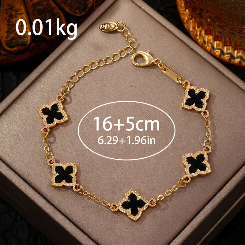 Four Leaf Clover Bracelet for Women