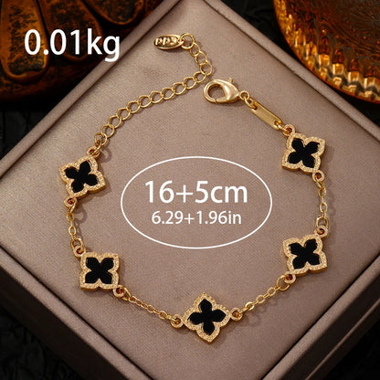 Four Leaf Clover Bracelet for Women