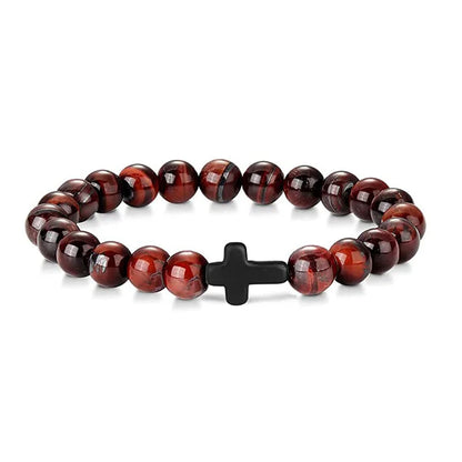 Prayer Men Natural Stone bracelet