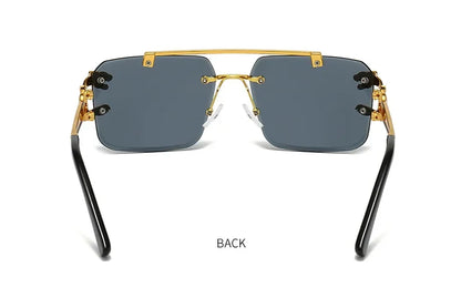 1pcs Retro Frameless MEN'S AND WOMENS sunglasses