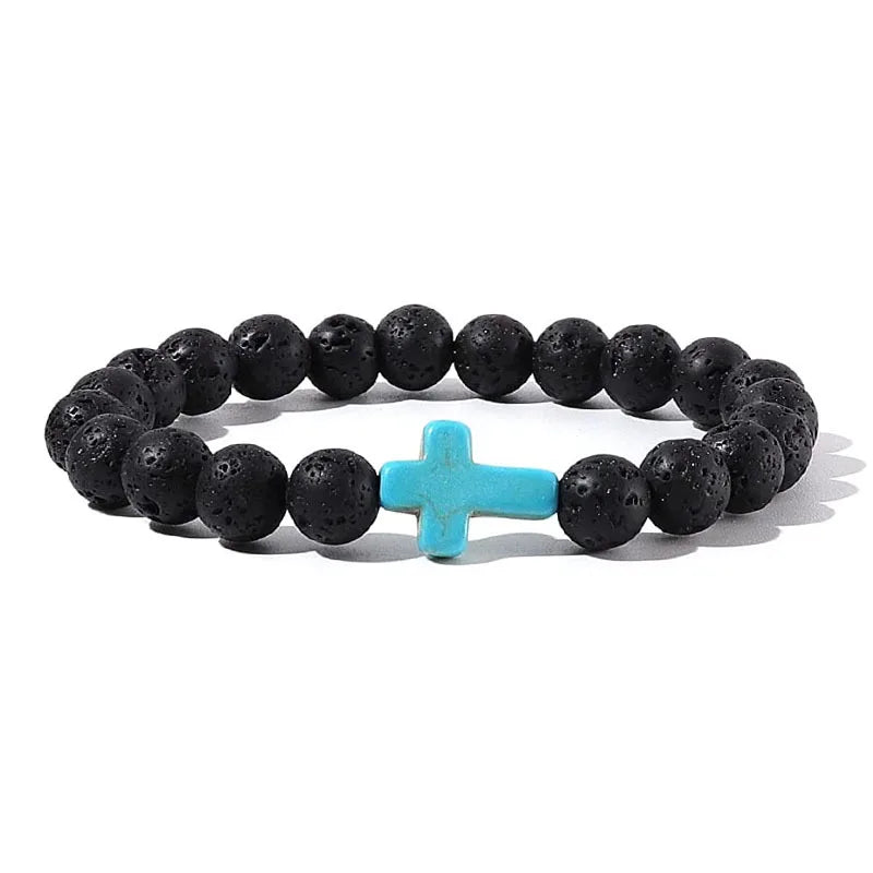 Prayer Men Natural Stone bracelet