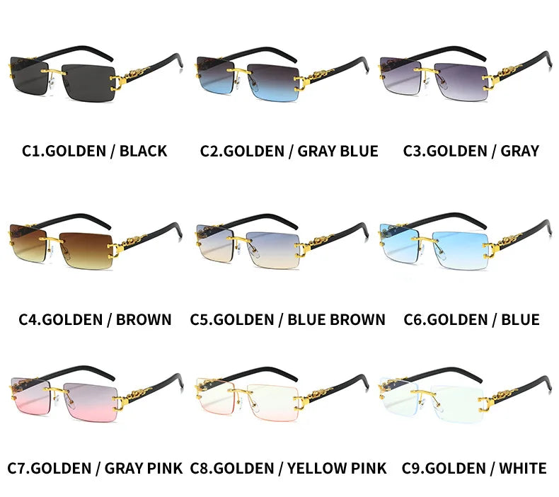 Fashion Rimless Sunglasses