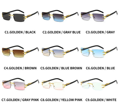 Fashion Rimless Sunglasses