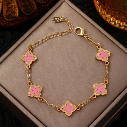 Four Leaf Clover Bracelet for Women