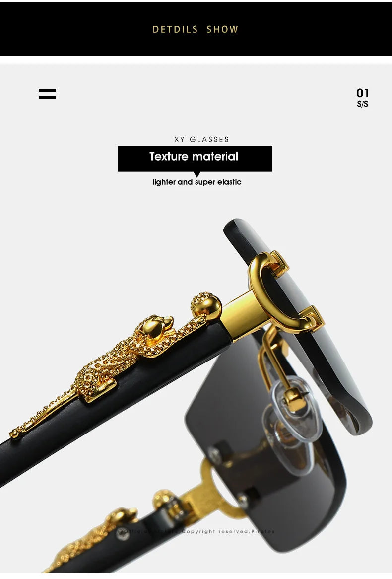 Fashion Rimless Sunglasses