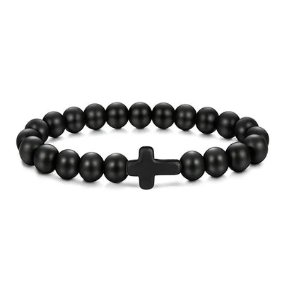 Prayer Men Natural Stone bracelet
