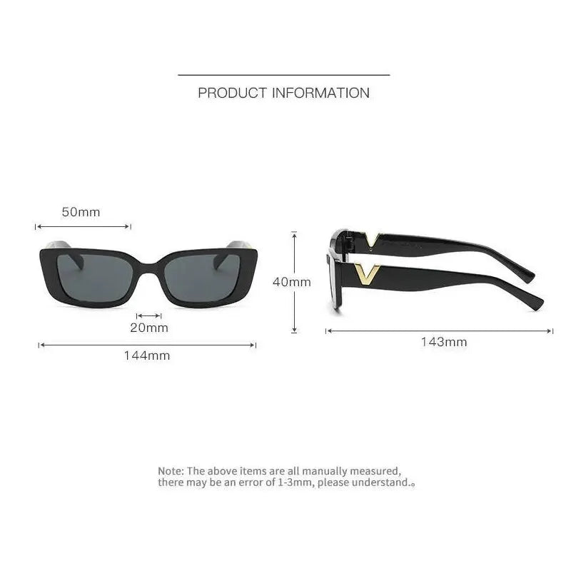 Retro Rectangular Sunglasses