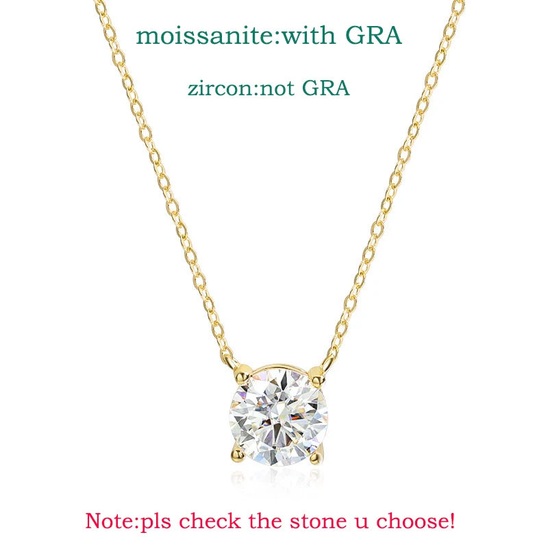 Moissanite Necklace for Women