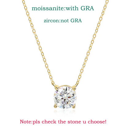 Moissanite Necklace for Women