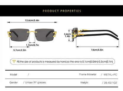 Fashion Rimless Sunglasses