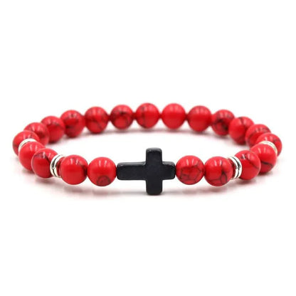 Prayer Men Natural Stone bracelet