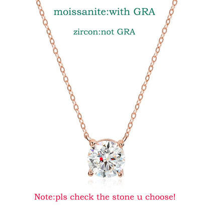Moissanite Necklace for Women
