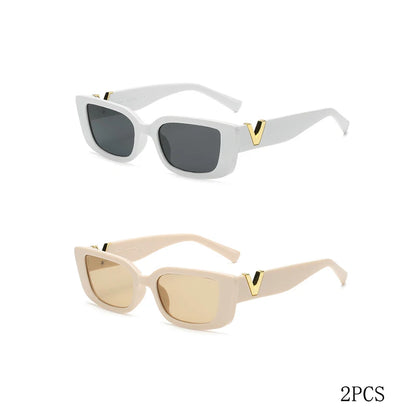Retro Rectangular Sunglasses