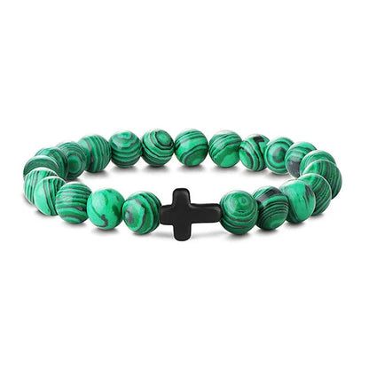 Prayer Men Natural Stone bracelet