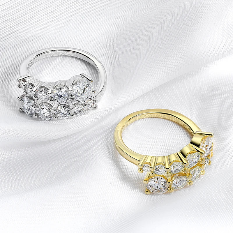 Moissanite Wedding Band