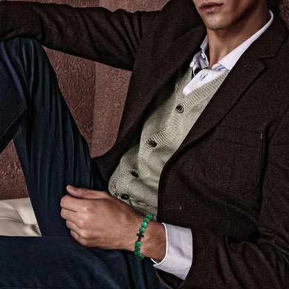 Prayer Men Natural Stone bracelet