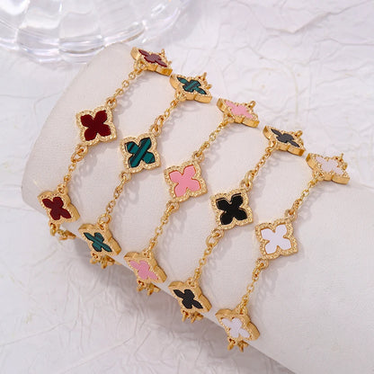 Four Leaf Clover Bracelet for Women