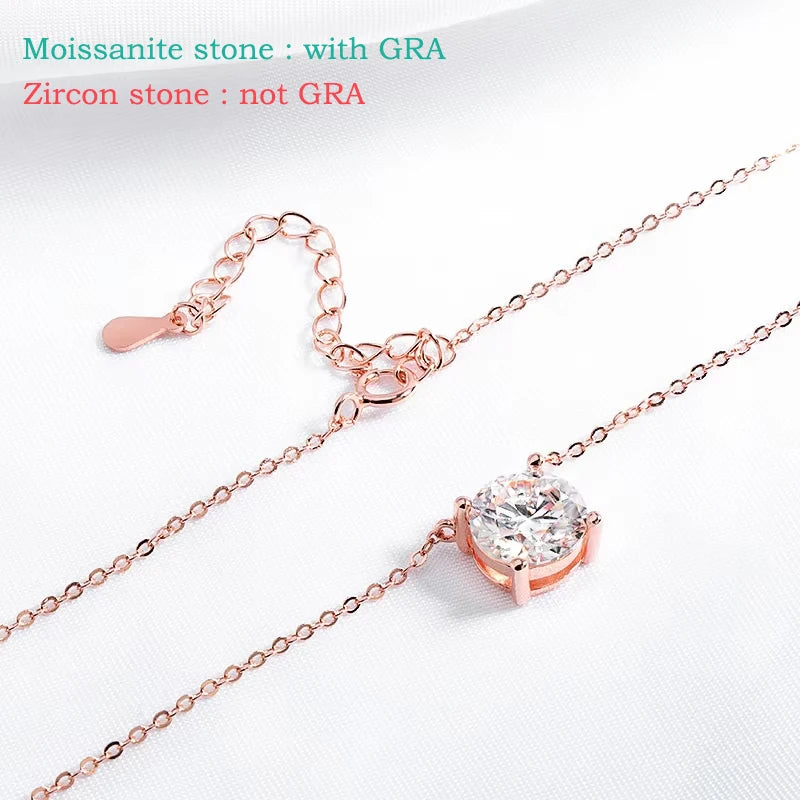 Moissanite Necklace for Women