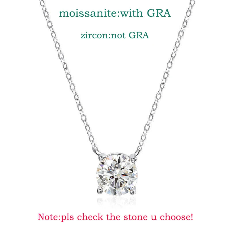 Moissanite Necklace for Women