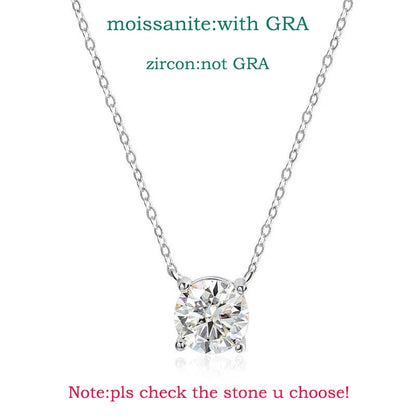 Moissanite Necklace for Women