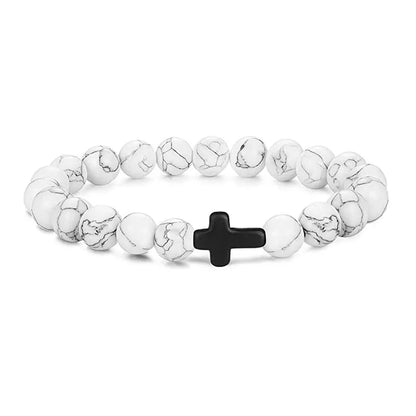 Prayer Men Natural Stone bracelet