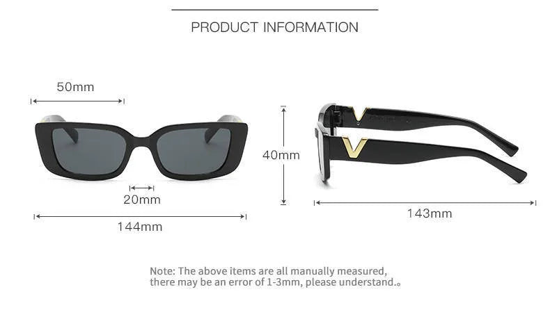 Retro Rectangular Sunglasses