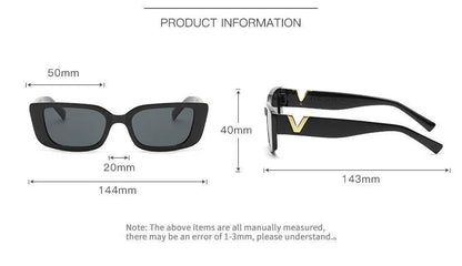 Retro Rectangular Sunglasses