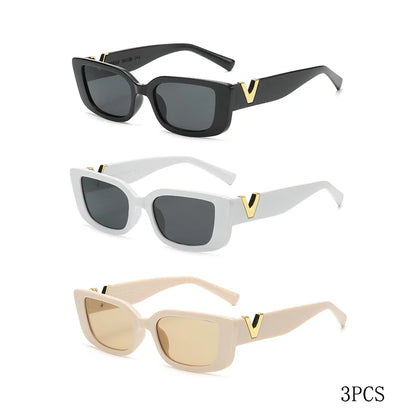 Retro Rectangular Sunglasses