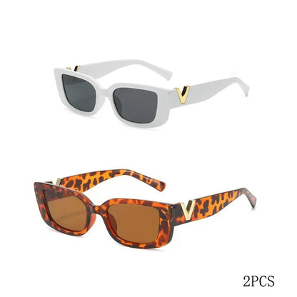 Retro Rectangular Sunglasses