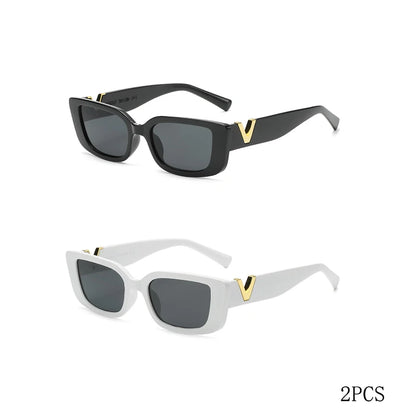 Retro Rectangular Sunglasses