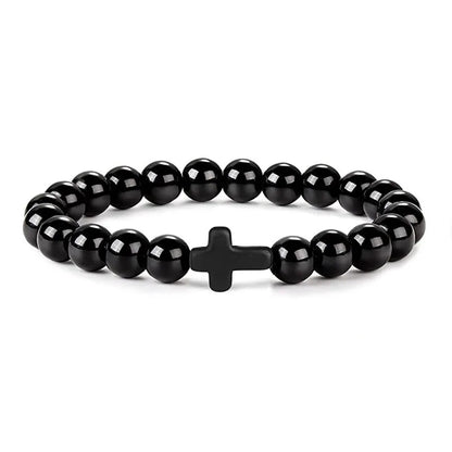 Prayer Men Natural Stone bracelet