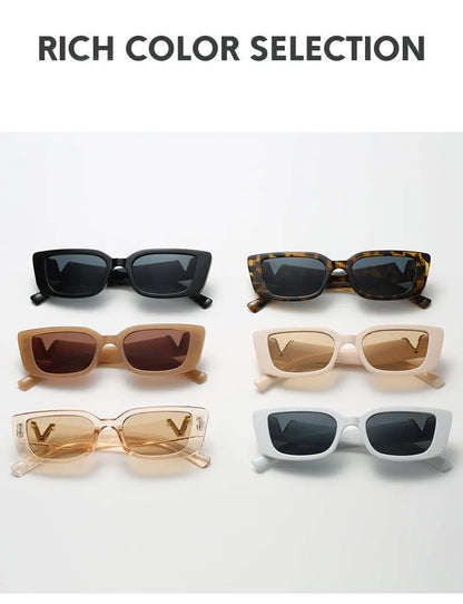 Retro Rectangular Sunglasses