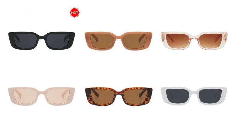 Retro Rectangular Sunglasses