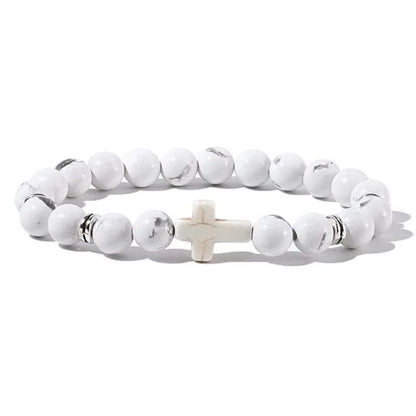 Prayer Men Natural Stone bracelet