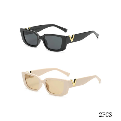Retro Rectangular Sunglasses
