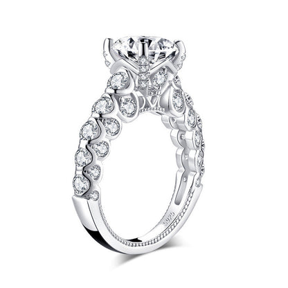 Silver Diamond Ring – 925 Luxury Sterling Silver Ring