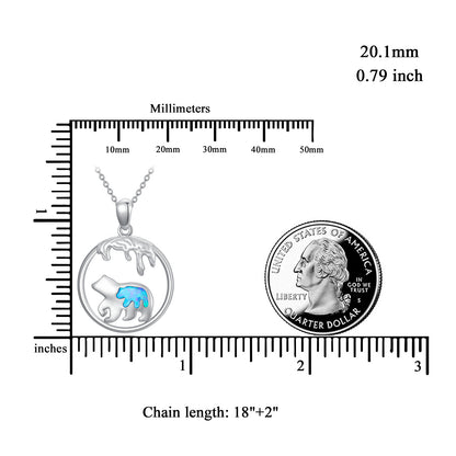 Silver Bear Necklace Gift