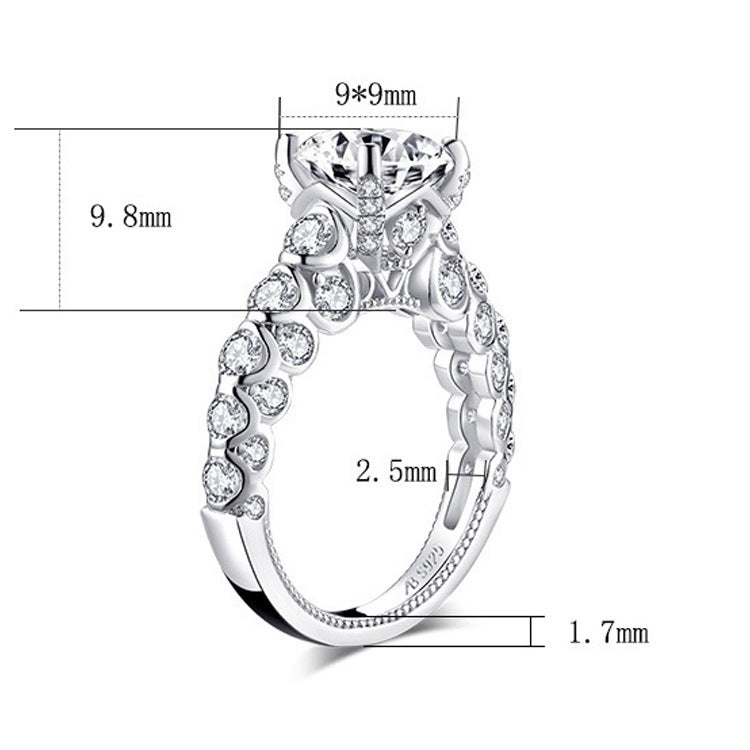 Silver Diamond Ring – 925 Luxury Sterling Silver Ring